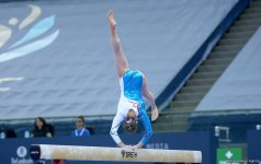 Azerbaycan'da düzenlenen Dünya Artistik Jimnastik Şampiyonası'nın 2. günü (Fotoğraf)