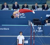 Второй день соревнований на Кубке мира по спортивной гимнастике в Баку (Фоторепортаж)