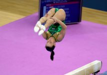 Azerbaijani gymnasts perform at FIG World Challenge Cup second day (PHOTO)