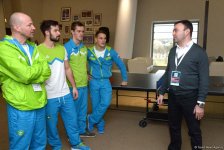 Slovenian honorary consul meets with athletes at FIG World Challenge Cup in Baku (PHOTO)