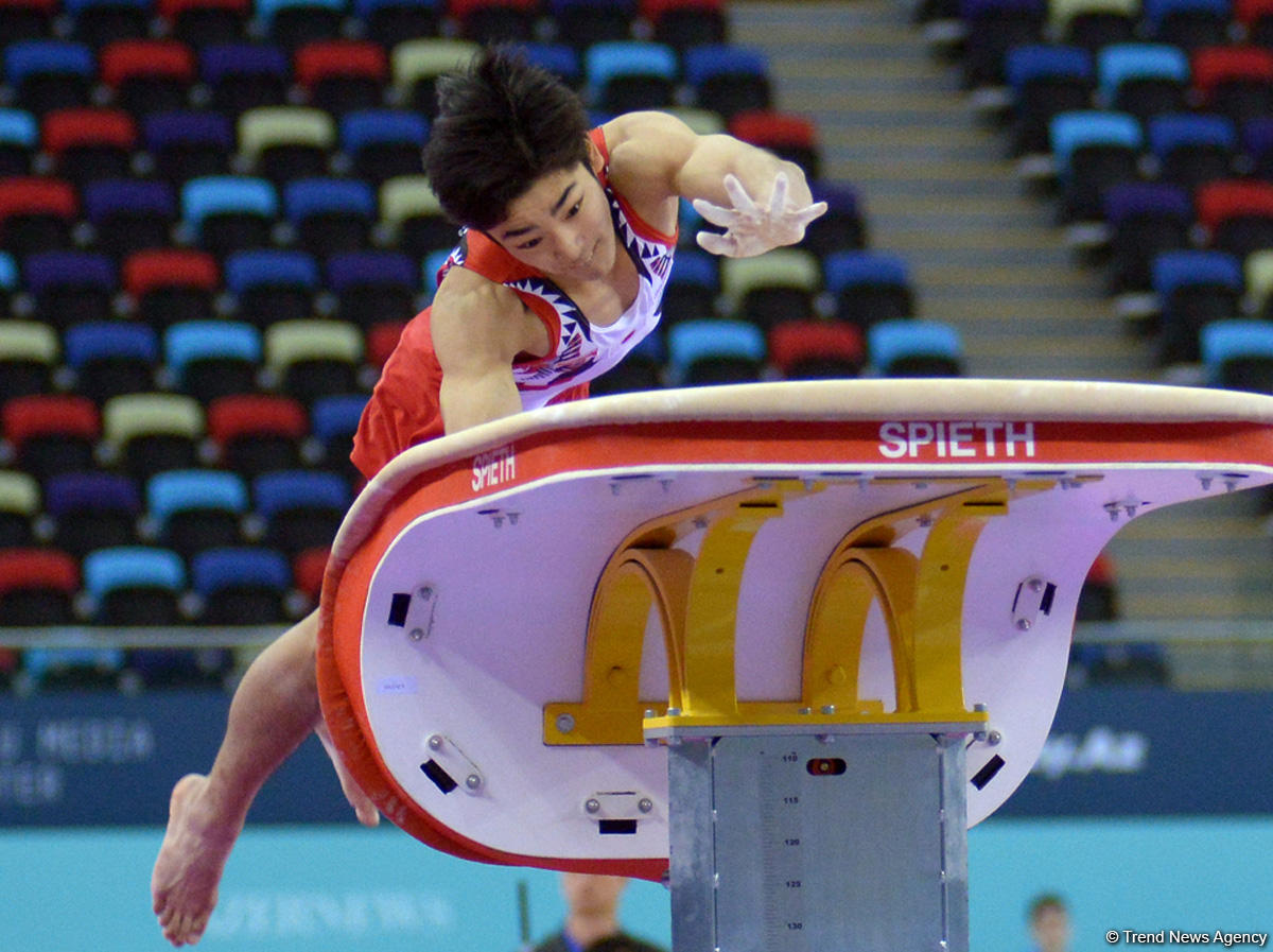 Bakıda idman gimnastikası üzrə Dünya Kuboku yarışlarının ikinci günü keçirilir  (Fotoreportaj)