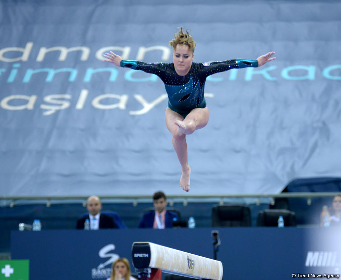Bakıda idman gimnastikası üzrə Dünya Kuboku yarışlarının ikinci günü keçirilir  (Fotoreportaj)