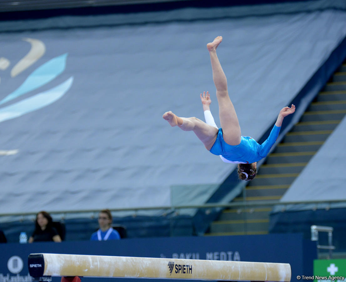Azerbaijani female gymnast advances to FIG Cup finals (PHOTO)
