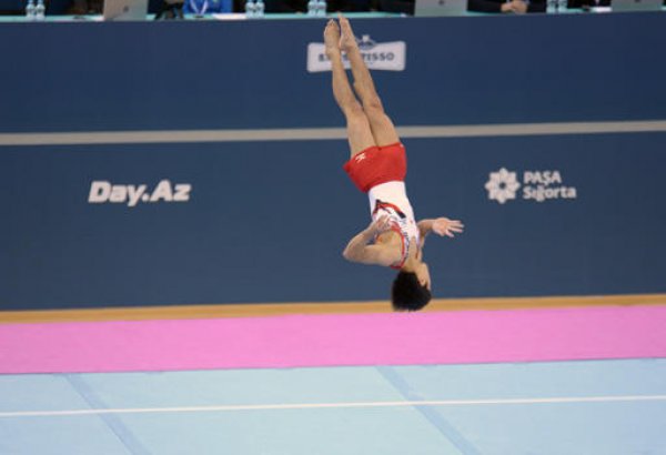 Japanese gymnast wins gold in Baku
