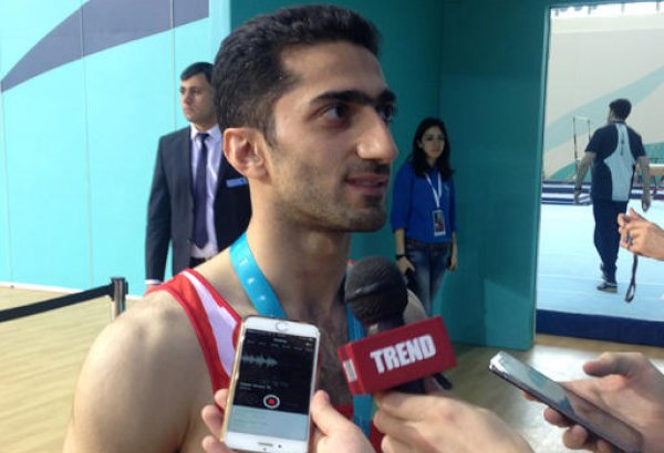 Iranian gymnast says he’s happy to win medal at FIG World Challenge Cup in Baku
