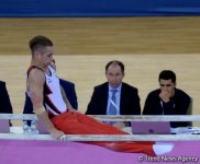 Azerbaijani gymnast Oleg Stepko grabs gold in bars event (PHOTO)