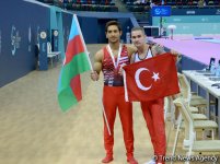 Bakıda idman gimnastikası üzrə Dünya Kubokunda ilk qaliblərin mükafatlandırma mərasimi keçirilib  (Fotoreportaj)