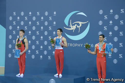 Award ceremony held for first winners of FIG World Challenge Cup in Baku