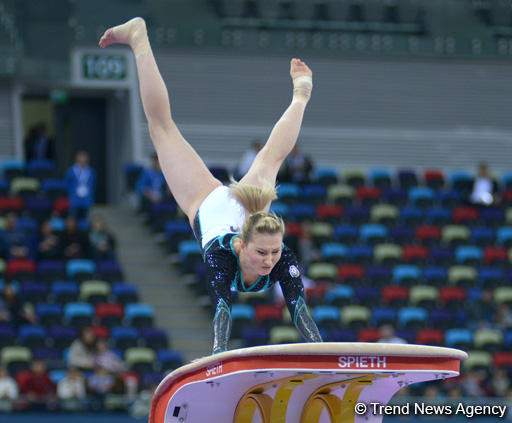 Bakıda idman gimnastikası üzrə Dünya Kubokunun ilk finalları (Fotoreportaj)