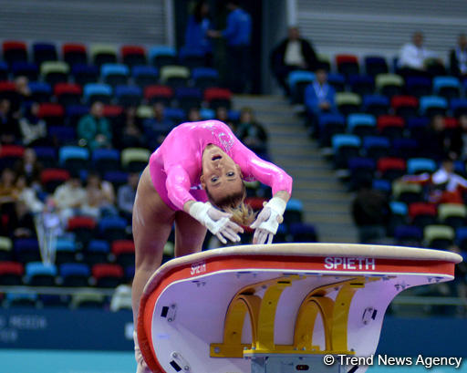 Bakıda idman gimnastikası üzrə Dünya Kubokunun ilk finalları (Fotoreportaj)