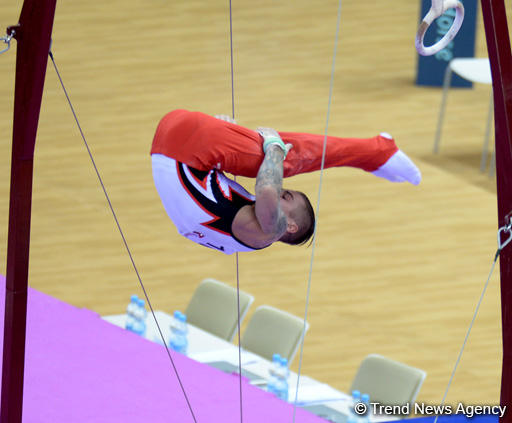 Bakıda idman gimnastikası üzrə Dünya Kubokunun ilk finalları (Fotoreportaj)