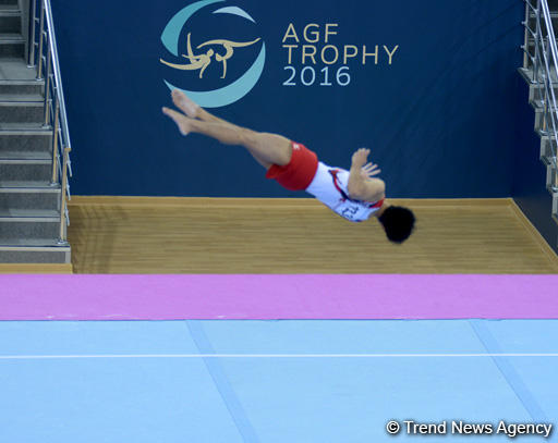 Last day of FIG Artistic Gymnastics World Challenge Cup starts in Baku