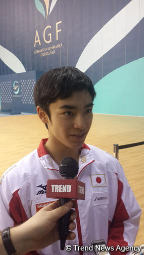 Kenzo Shirai: FIG World Challenge Cup in Baku exceeded my expectations