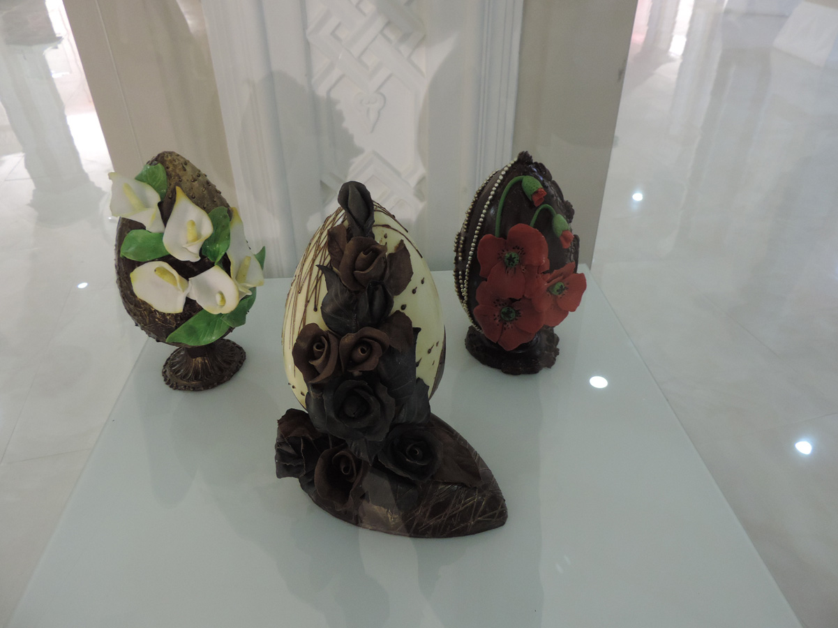При организации Центра Гейдара Алиева в Гяндже открылась выставка Музея шоколада Nikolya (ФОТО)