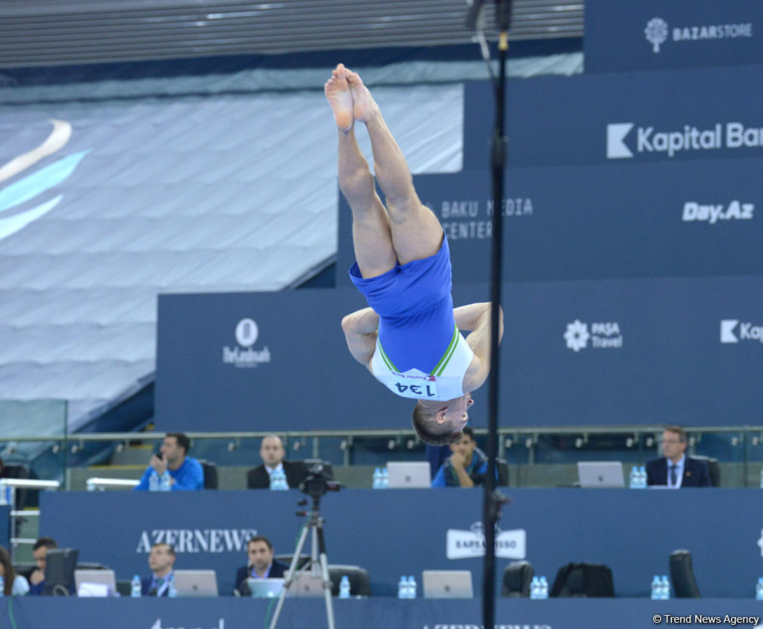 Bakıda idman gimnastikası üzrə Dünya Kuboku fotolarda