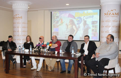 "Робинзон и девять Пятниц": пресс-конференция в Баку (фото)