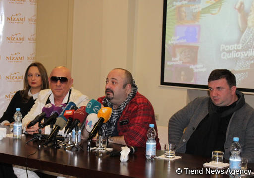 "Робинзон и девять Пятниц": пресс-конференция в Баку (фото)