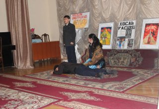 Бакинские школьники почтили память жертв Ходжалинской трагедии (ФОТО)