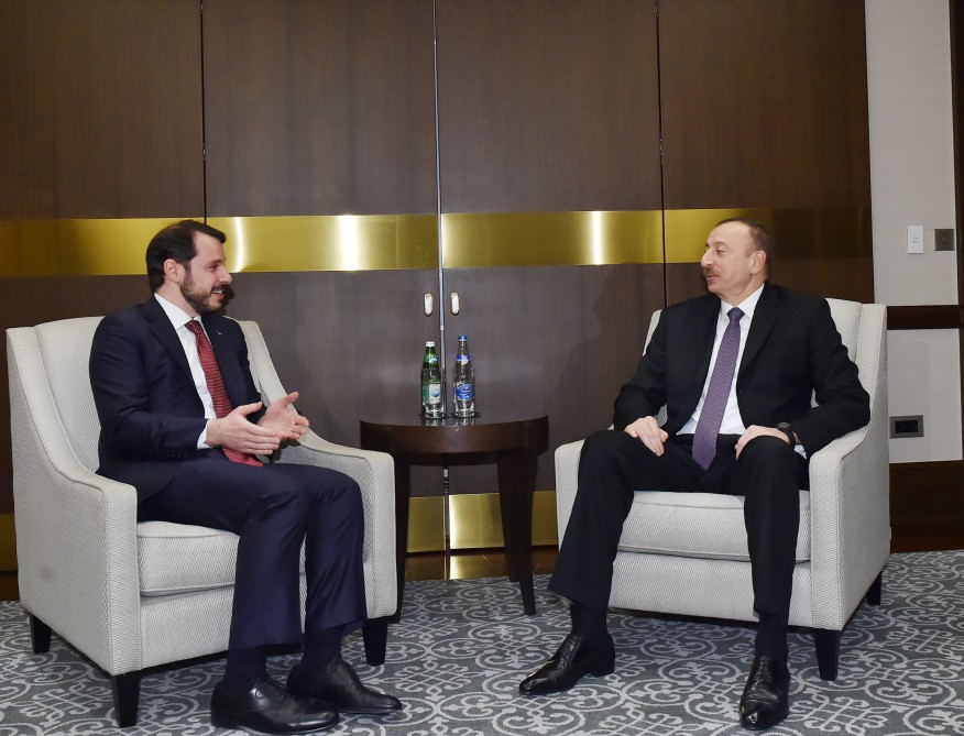Azerbaycan Cumhurbaşkanı Berat Albayrak'ı kabul etti - Gallery Image