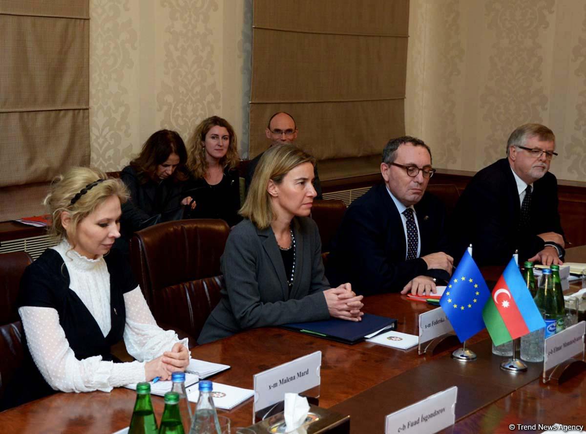 Mogherini: EU supporting Azerbaijan’s territorial integrity, sovereignty