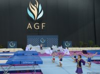 Bakıda batut gimnastikası üzrə FIG Dünya Kuboku yarışlarının açılış mərasimi keçirilib (FOTO)