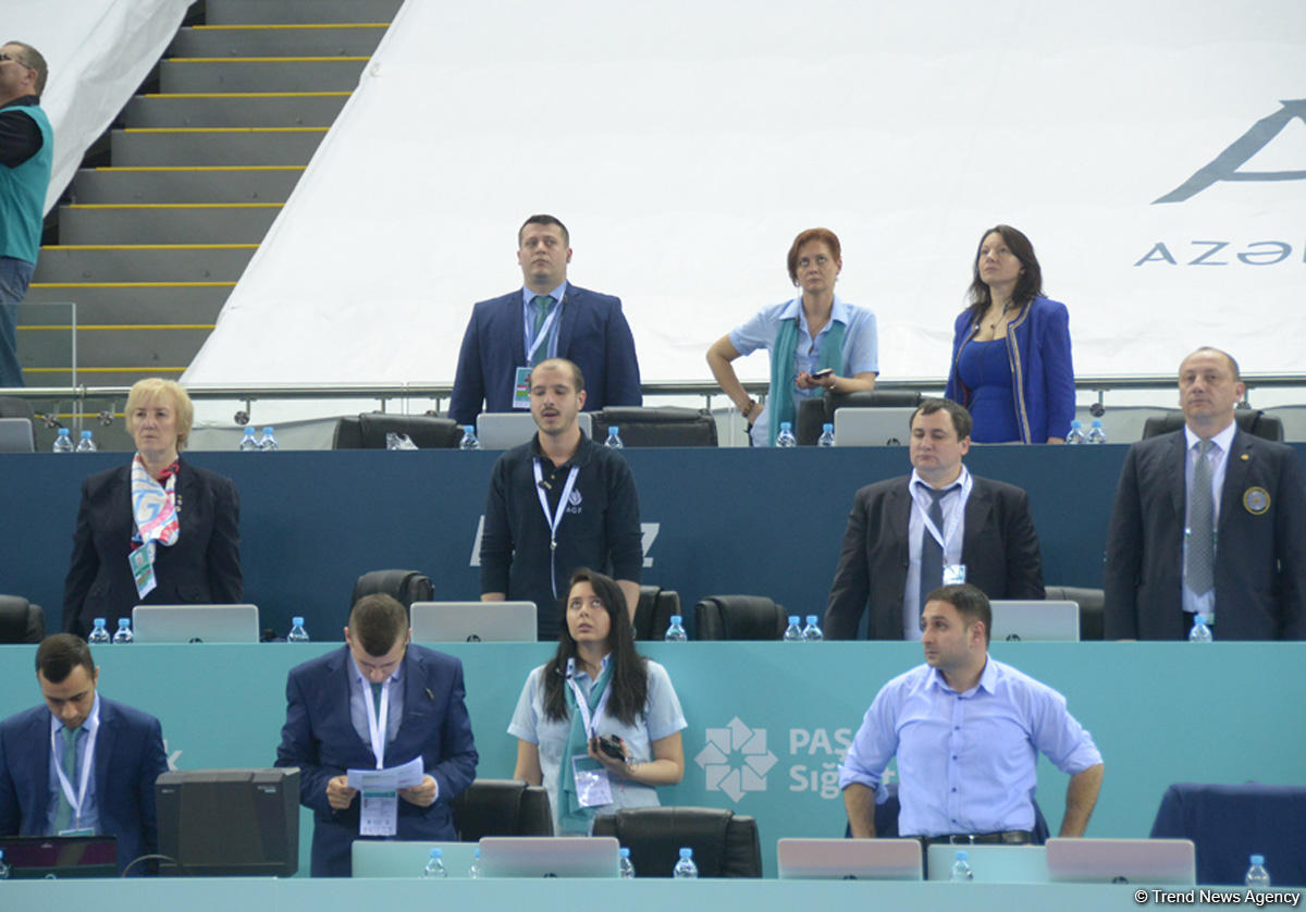 В Баку состоялась церемония открытия Кубка мира FIG по прыжкам на батуте  (ФОТО)