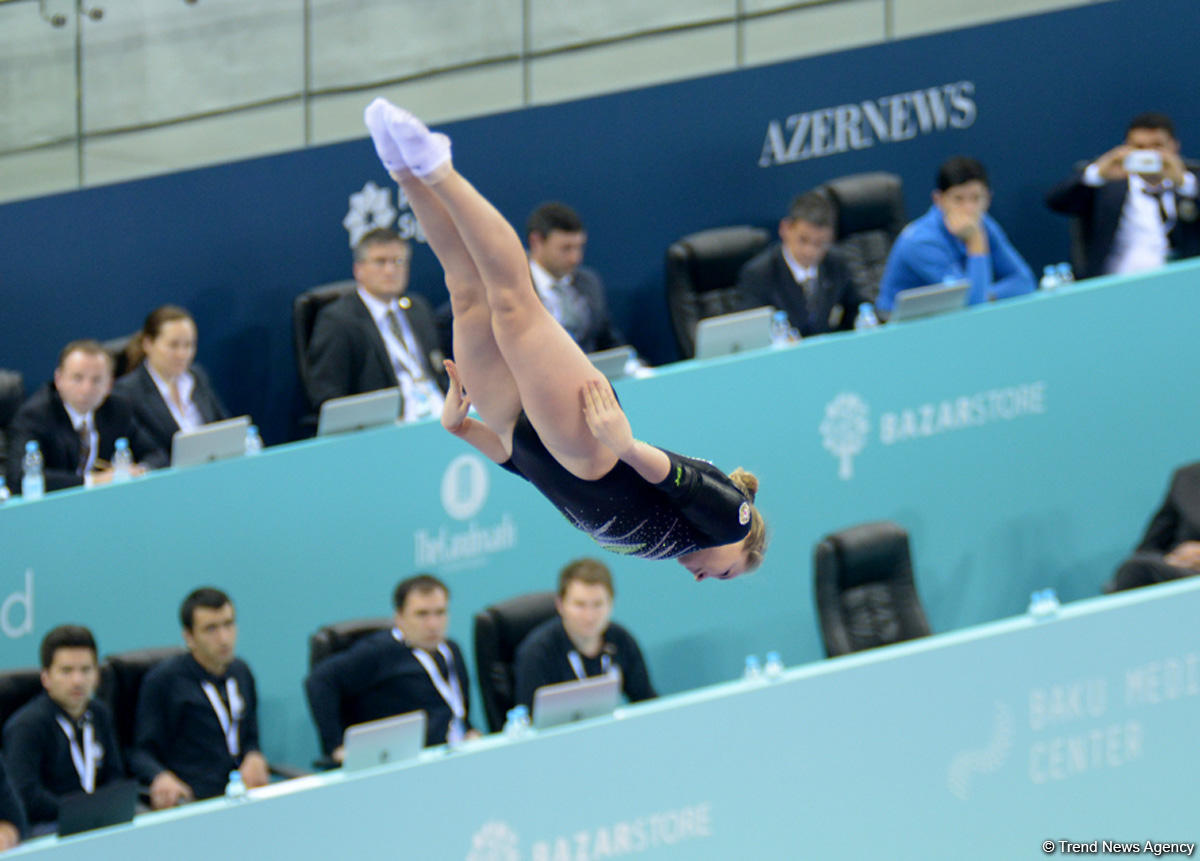 Day 1 of FIG World Cup in Trampoline Gymnastics kicks off in Baku