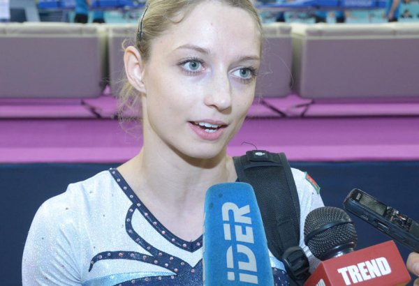 Belaruslu gimnast: Bakıda Dünya Kubokunda qızıl medal qazanmaq mənim üçün böyük hədiyyədir