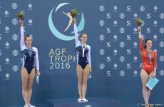 Award ceremony held for winners at FIG World Cup in Trampoline Gymnastics in Baku (PHOTOS)