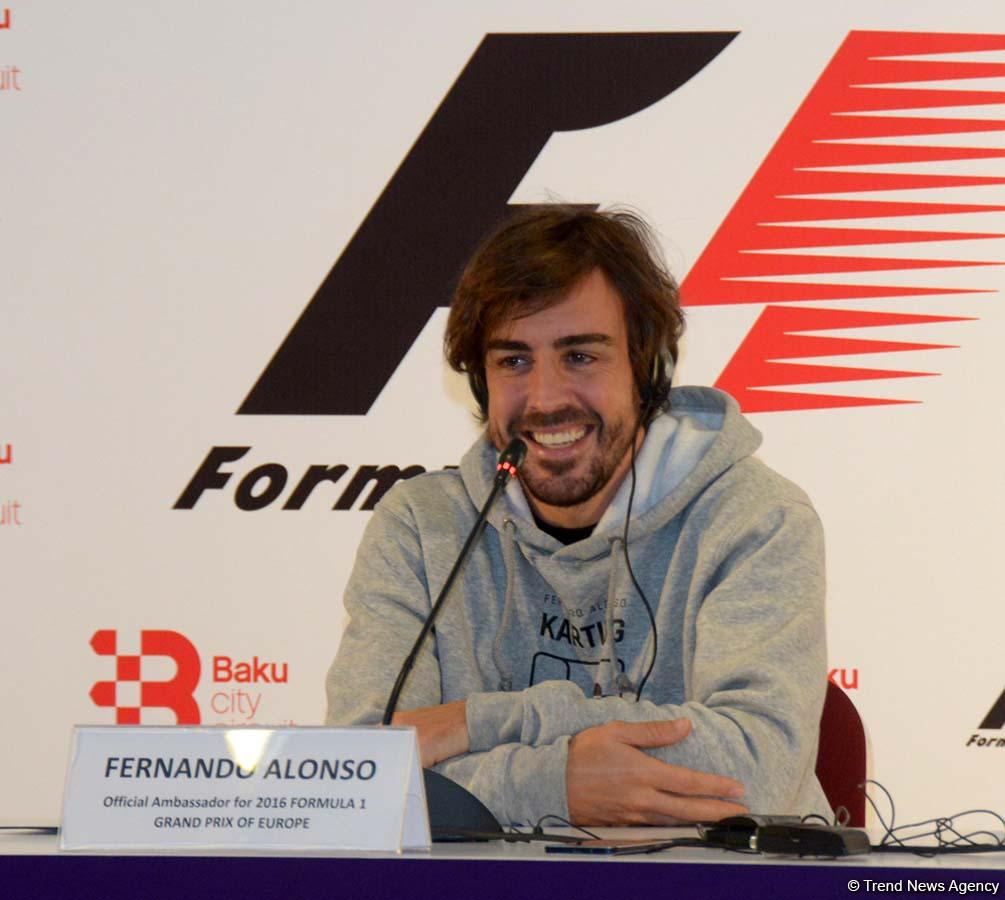 Fernando Alonso: "Bakıda əsrarəngiz yarışmanın şahidi olacaqsınız" (ƏLAVƏ OLUNUB) (FOTO) - Gallery Image