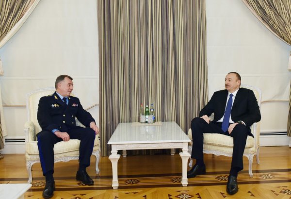 Ильхам Алиев принял главу Пограничной службы России