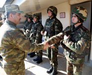 В прифронтовой зоне состоялось открытие новых военных объектов ВС Азербайджана (ФОТО)