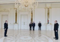 Prezident İlham Əliyev Moldova səfirinin etimadnaməsini qəbul edib (FOTO)