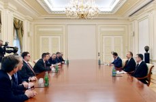 Президент Ильхам Алиев принял делегацию во главе с председателем Палаты депутатов парламента Чехии