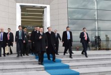 Azerbaijani president completes visit to Turkey