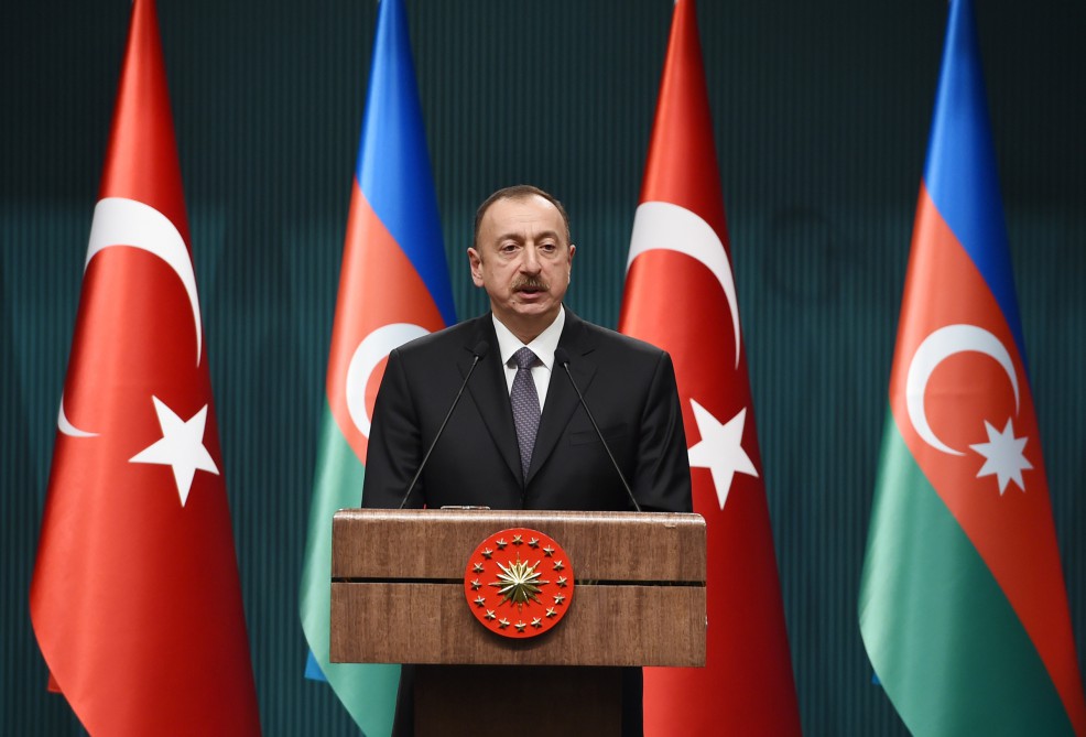 Президент Ильхам Алиев: Турция и Азербайджан являются самыми близкими друг к другу странами в мировом масштабе