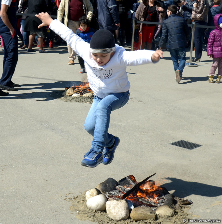 Milli Gimnastika Arenasında Novruz bayramına həsr olunmuş şou (FOTO)