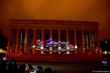 Лазерное шоу в Баку на тему "Формулы-1" (ФОТО)