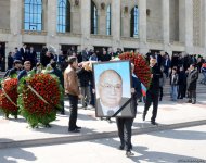 В Баку прошла церемония прощания с Максудом Ибрагимбековым (ФОТО)