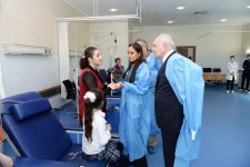 Vice-president of Heydar Aliyev Foundation Leyla Aliyeva visits Thalassemia Center (PHOTO)