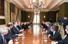 President Ilham Aliyev meets with heads of American Jewish organizations (PHOTO)