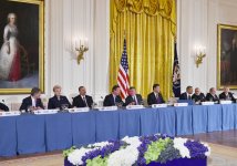 Beyaz Saray'da devlet ve hükümet başkanlarının onuruna yemek verildi (Fotoğraf) - Gallery Thumbnail