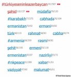 Хэштег #TurkiyeseninleAzerbaycan на первых позициях в Twitter (ФОТО)