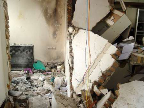 Армянский снаряд разрушил дом в Иране