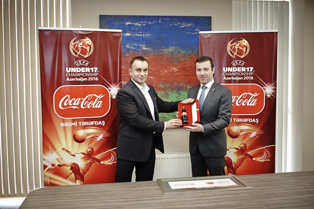 Coca-Cola стала официальным партнером чемпионата Европы по футболу в Азербайджане среди юношей до 17 лет