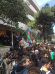 Студенты провели массовую акцию: Да здравствует Азербайджан! (ФОТО)