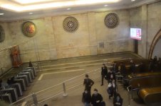 В Баку закрывается основной вход одной из станций метро