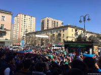 Başkent Bakü Azerbaycan orusunun zaferini böyle kutladı (Fotoğraf) - Gallery Thumbnail