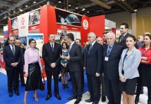 Ilham Aliyev with spouse attends Azerbaijan International Travel and Tourism Fair