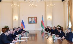 Ильхам Алиев: Между Азербайджаном и Россией имеется большой потенциал для сотрудничества в энергетической и транспортной сферах